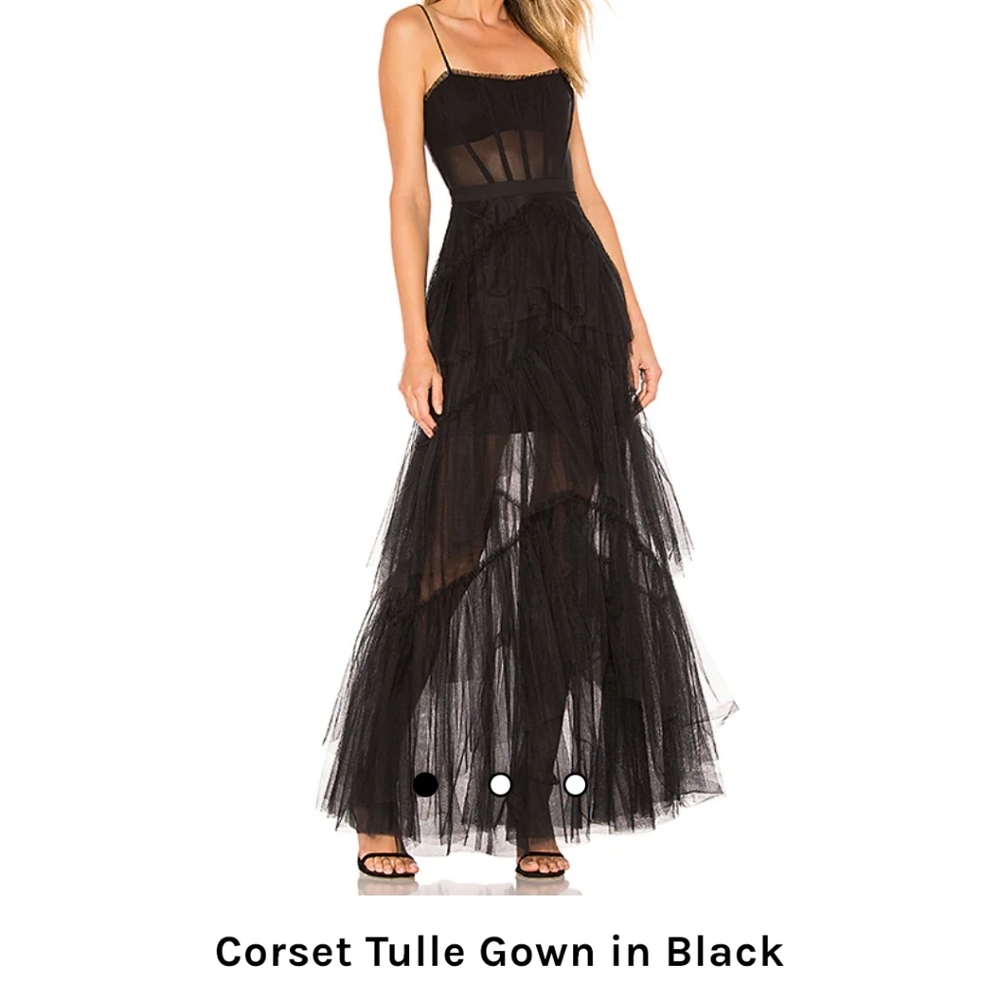 Bcbg maxazria corset tulle dress